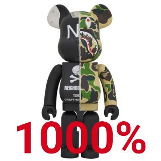 アベイシングエイプ(A BATHING APE)の1000% APE × NEIGHBORHOOD BE@RBRICK(キャラクターグッズ)