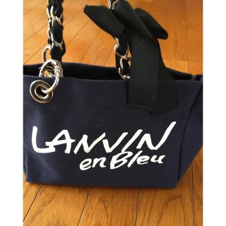 ランバンオンブルー(LANVIN en Bleu)のLanvin en bleuミニトートバック(トートバッグ)