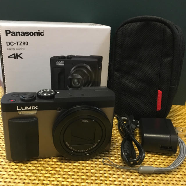 【デジカメ】LUMIX 4K カメラケース 保護フィルム付き