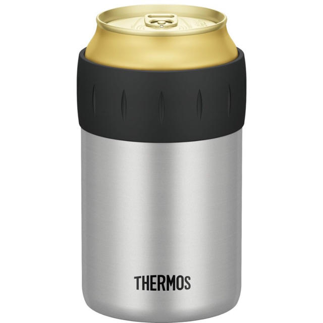 THERMOS(サーモス)の新品未使用 大人気 サーモス 保冷缶ホルダー 350ml缶用 シルバー インテリア/住まい/日用品のキッチン/食器(容器)の商品写真