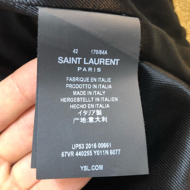 Saint Laurent(サンローラン)のサンローラン ベルベット ジャケット 42 メンズのジャケット/アウター(ブルゾン)の商品写真