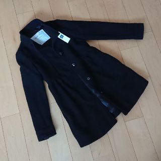 ギャップキッズ(GAP Kids)の新品ギャップGAP130㎝女の子コート黒ZARA(ジャケット/上着)