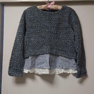 シップス(SHIPS)の🖤美品🖤 SHIPS ﾂｲｰﾄﾞ ﾌﾟﾙｵｰﾊﾞｰ(ﾌﾗｯﾌﾟ付き) (カットソー(長袖/七分))