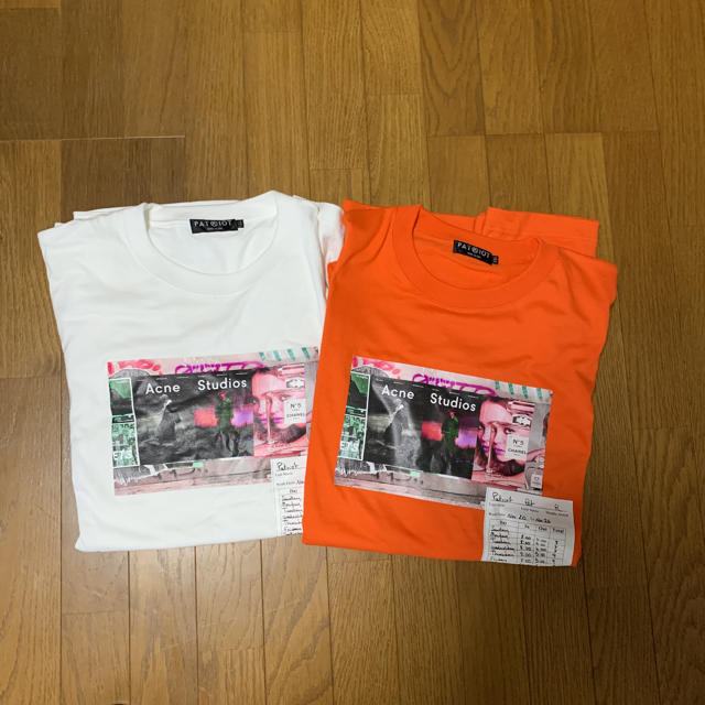 patriot Tシャツ 2点セット サイズ XXL ホワイト オレンジ メンズのトップス(Tシャツ/カットソー(半袖/袖なし))の商品写真