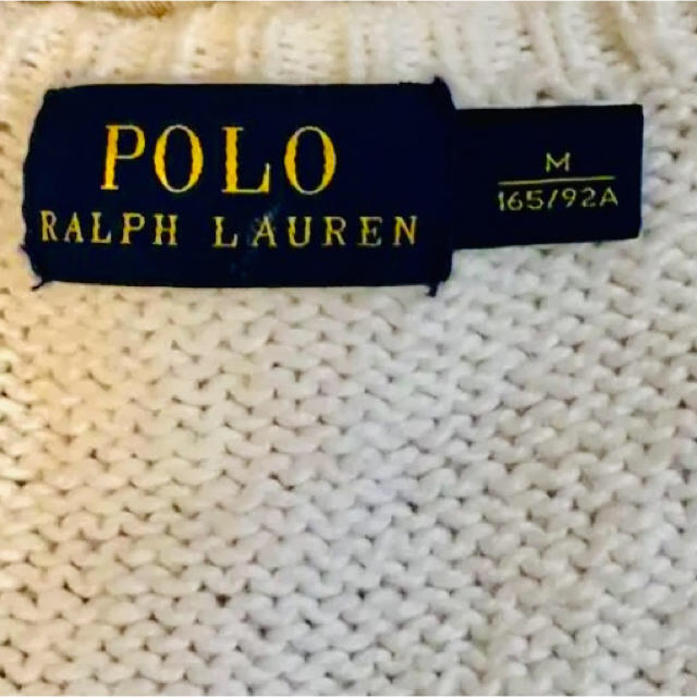 Ralph Lauren(ラルフローレン)のラルフローレン白ニット レディースのトップス(ニット/セーター)の商品写真