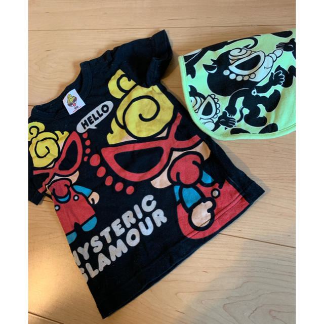 HYSTERIC MINI(ヒステリックミニ)のヒステリックミニ 80 スタイセット キッズ/ベビー/マタニティのベビー服(~85cm)(その他)の商品写真