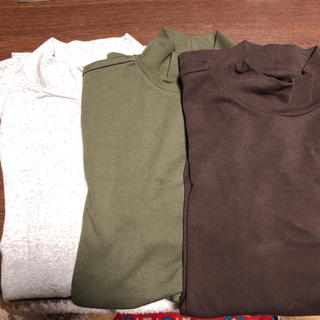ムジルシリョウヒン(MUJI (無印良品))のハイネックTシャツ(Tシャツ(長袖/七分))