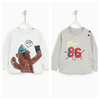 ザラキッズ(ZARA KIDS)のtanuko様専用★ZARA BABY boy ロンT3枚セット サイズ92  (Tシャツ/カットソー)