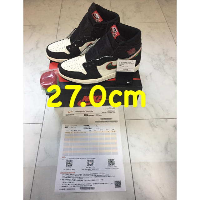 新品 未使用 Air Jordan 1 Retro A star is born靴/シューズ