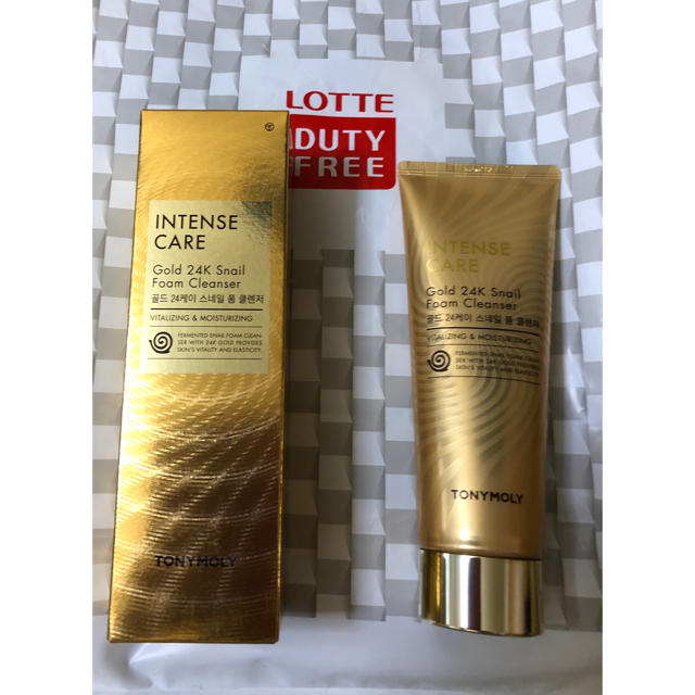 TONY MOLY(トニーモリー)のトニーモリー  インテンスケアゴールド24K カタツムリフォームクレンザ  コスメ/美容のスキンケア/基礎化粧品(クレンジング/メイク落とし)の商品写真