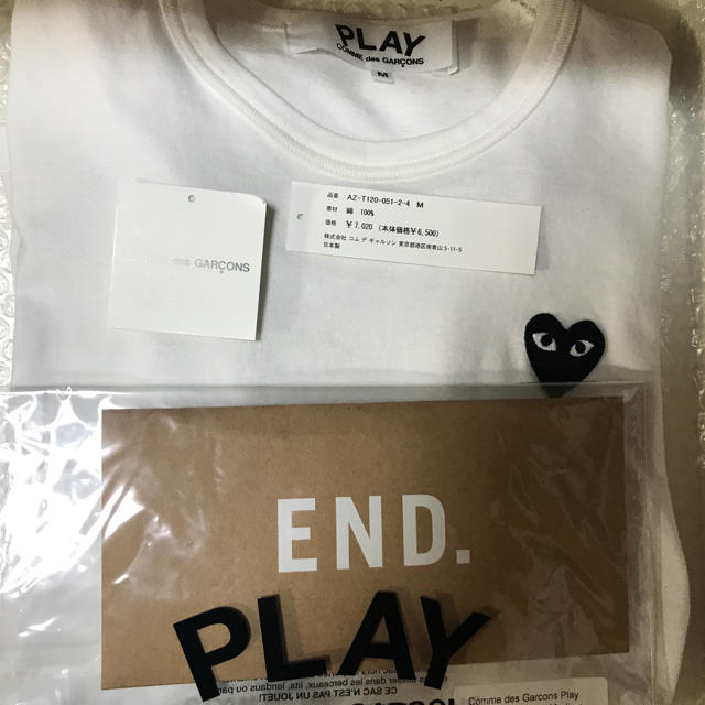 COMME des GARCONS(コムデギャルソン)のcomme des garcons play heart ロンT メンズのトップス(Tシャツ/カットソー(七分/長袖))の商品写真