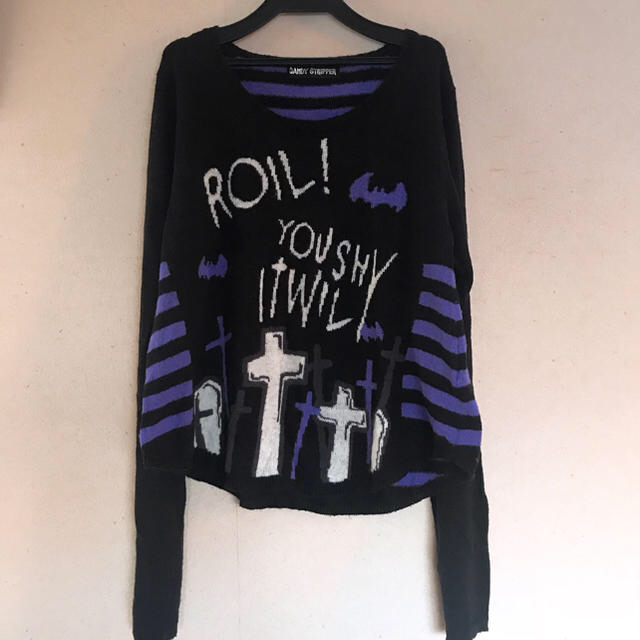 Candy Stripper(キャンディーストリッパー)のCandy Stripper☆HORROR NIGHT KNIT TOPS☆ レディースのトップス(ニット/セーター)の商品写真