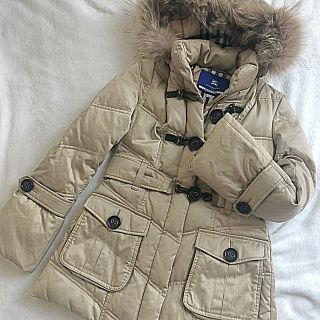 バーバリーブルーレーベル(BURBERRY BLUE LABEL)のBurberry ダウンコート美品(ダウンコート)