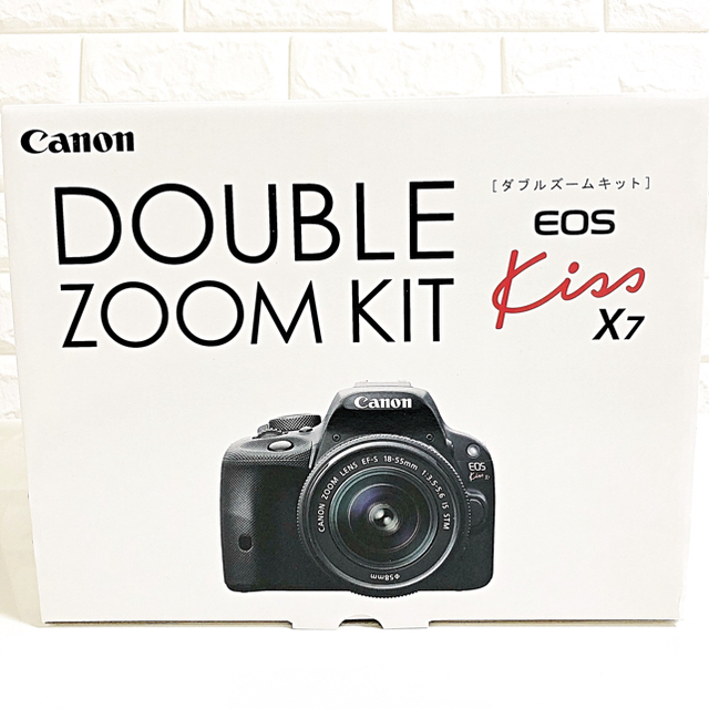 明日までお値下げ！Canon EOS Kiss X7 ダブルズームキット - www ...