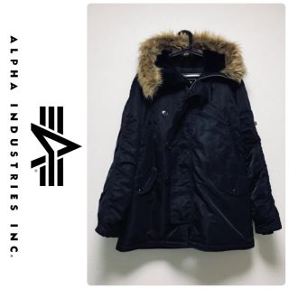 アルファインダストリーズ(ALPHA INDUSTRIES)のALPHA N-3B ミリタリー モッズコート アルファ(ダウンジャケット)