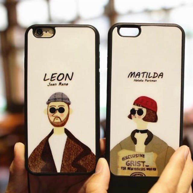 iPhone5/6対応 レオン LEON かわいいの通販 by peach.Jr's shop｜ラクマ