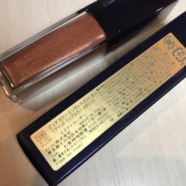 Estee Lauder(エスティローダー)のエスティローダー リップ ゴールドディップド 108 コスメ/美容のベースメイク/化粧品(口紅)の商品写真