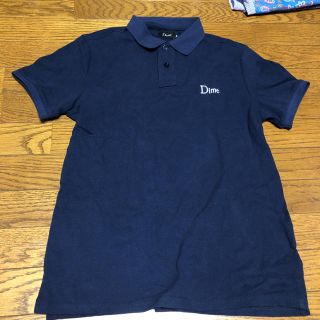 シュプリーム(Supreme)のDime polo shirt navy Sサイズ(ポロシャツ)