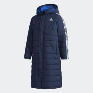 アディダス(adidas)の160㎝ adidas アディダス キッズ ジュニア ベンチコート ネイビー(ジャケット/上着)