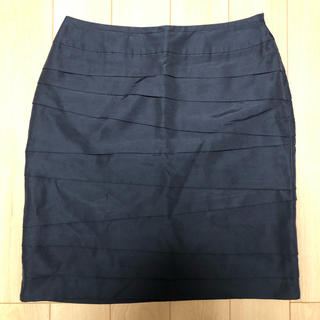 ユナイテッドアローズ(UNITED ARROWS)のユナイテッドアローズ スカート 36サイズ ネイビー(ひざ丈スカート)
