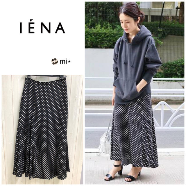 超美品❣️ IENA レトロプリント ランダムパネルスカート 34