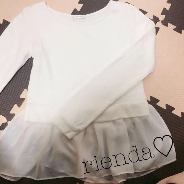 rienda(リエンダ)のrienda♡トップス レディースのトップス(トレーナー/スウェット)の商品写真