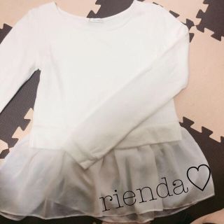 リエンダ(rienda)のrienda♡トップス(トレーナー/スウェット)