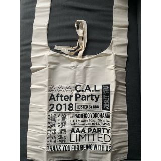 トリプルエー(AAA)のAAA CAL after party 来場者限定 マルシェバッグ(アイドルグッズ)