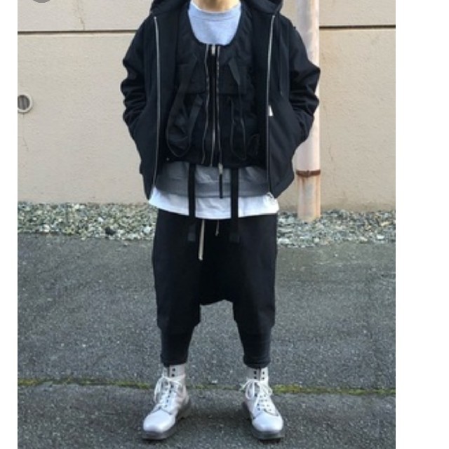 RICK OWENS DRKSHDW リックオウエンス サルエルクロップドパンツ-