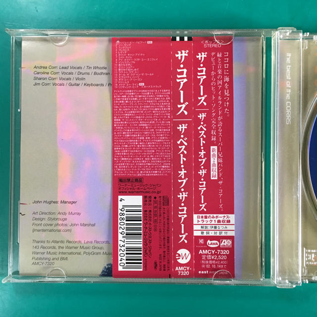 The Corrs ザ・コアーズ エンタメ/ホビーのCD(ポップス/ロック(洋楽))の商品写真