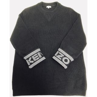 ケンゾー(KENZO)のKENZO 袖ロゴ リブニット(ニット/セーター)