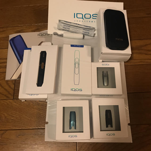 【おトクセット】iQOS2.4プラスおまけ多数 新品と新古 ９点セット！！