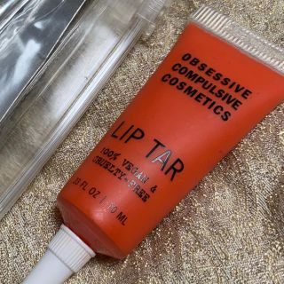 セフォラ(Sephora)の日本未発売 発色良し！LIP TAR  筆付き　オレンジ(口紅)