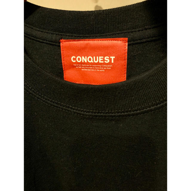 CONQUEST(コンクエスト)のCONQUEST Tシャツ ブラック メンズのトップス(Tシャツ/カットソー(半袖/袖なし))の商品写真