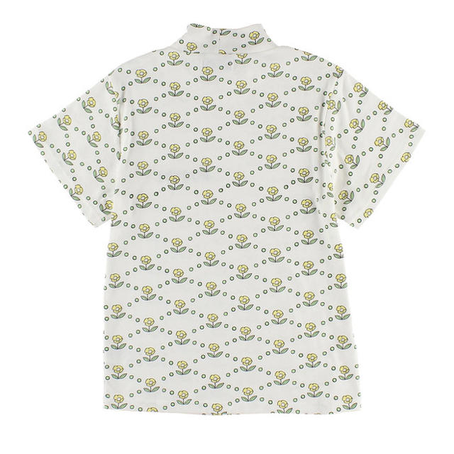PUNYUS(プニュズ)のFUGU花柄ハイネックT レディースのトップス(Tシャツ(半袖/袖なし))の商品写真