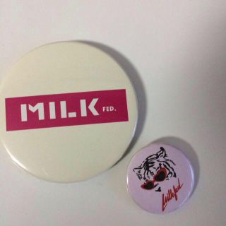 ミルクフェド(MILKFED.)の缶バッチ(その他)