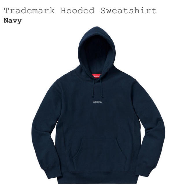 Supreme 18fw trademark hooded sweatshirtトップス