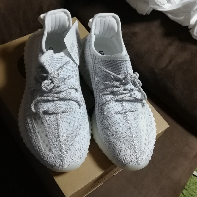 yeezy 350 static reflectiveスニーカー