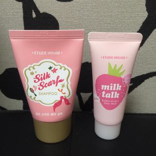 エチュードハウス(ETUDE HOUSE)の【新品】ETUDE HOUSE シャンプー ボディソープ(サンプル/トライアルキット)