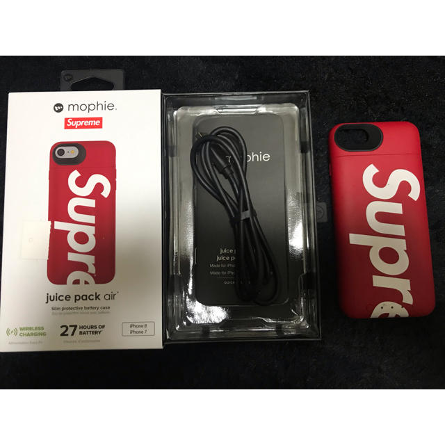 supreme iPhoneケース iPhone7.8用 赤