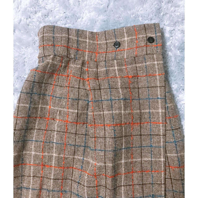 mystic(ミスティック)のomekashi / ラップ風チェックタイトスカート レディースのスカート(ひざ丈スカート)の商品写真