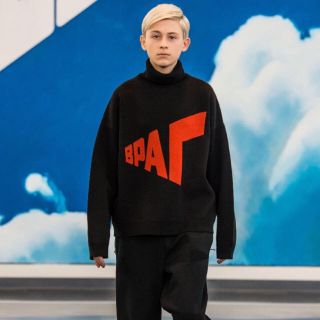 コムデギャルソン(COMME des GARCONS)のgosha rubchinskiy 18aw ロゴニット M(ニット/セーター)