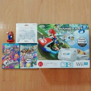 ウィーユー(Wii U)のWii U マリオカート8 スマブラ スプラトゥーン amiibo セット　(家庭用ゲーム機本体)