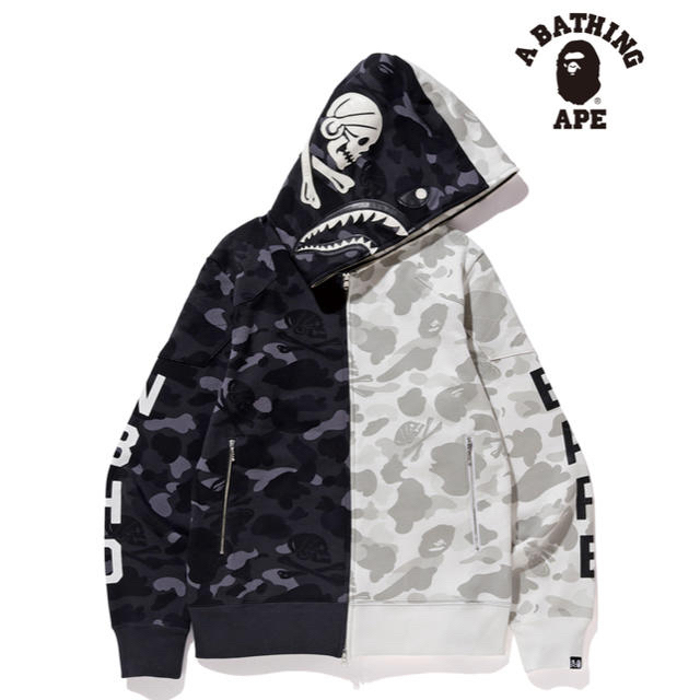 NEIGHBORHOOD×A BATHING APE HOODIE サイズLCOTTON100%サイズ