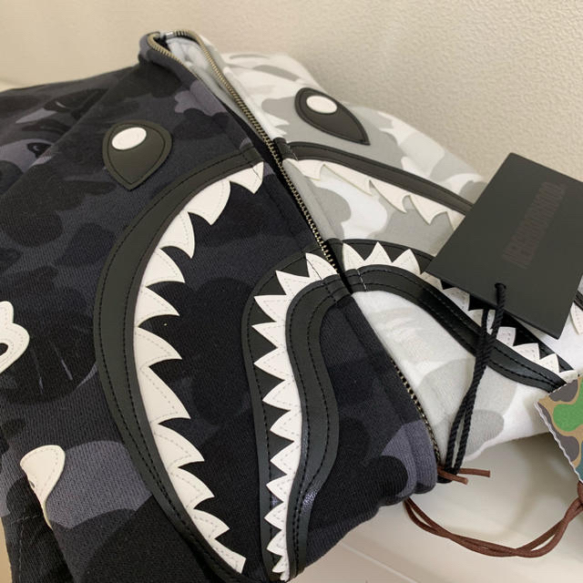 Lサイズ BAPE NEIGHBORHOOD SHARK HOODIE