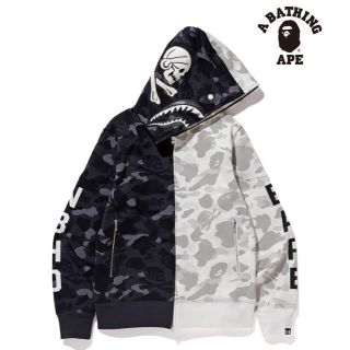 アベイシングエイプ(A BATHING APE)のNEIGHBORHOOD×A BATHING APE HOODIE サイズL(パーカー)