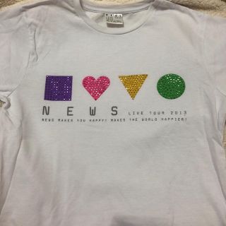 ニュース(NEWS)のNEWS LIVE TOUR 2013 ツアーTシャツ(アイドルグッズ)