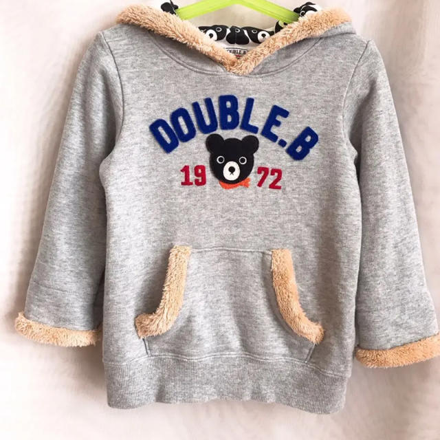 DOUBLE.B(ダブルビー)のダブルビー   なりきりパーカー キッズ/ベビー/マタニティのキッズ服男の子用(90cm~)(ジャケット/上着)の商品写真