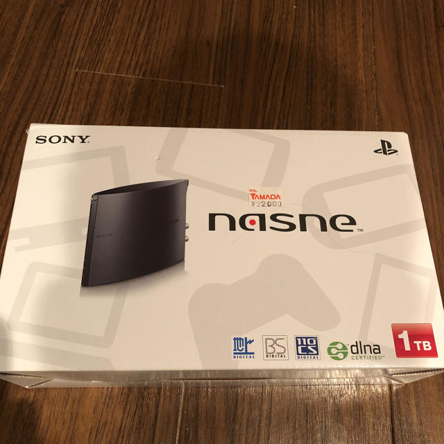 nasne(ナスネ)のnasne スマホ/家電/カメラのテレビ/映像機器(DVDレコーダー)の商品写真