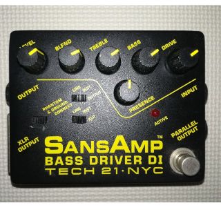 TECH21 Sansamp BassDriverDI　サンズアンプ (ベースエフェクター)